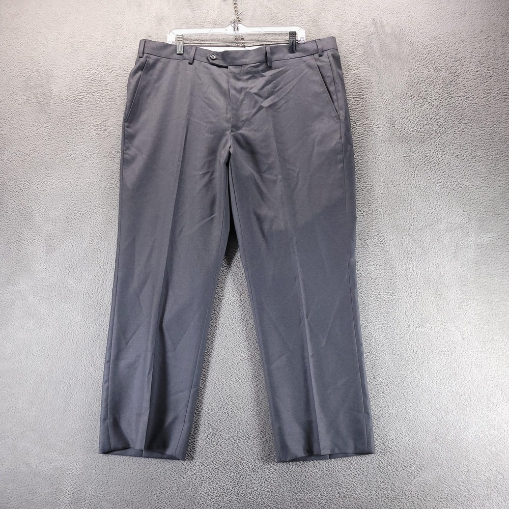 Santorelli Dress Pants Mens 40 Gray Roma 1900LP Loro Piana Wool Italy Trousers